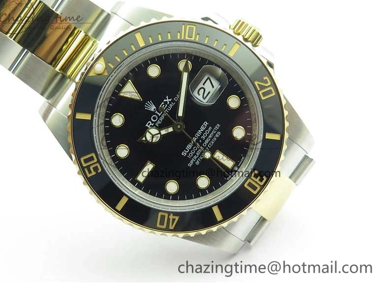 41mm 126613 LN YG Bracelet SS YG Dial Best Black SS Maker BP Edition Submariner on 0226